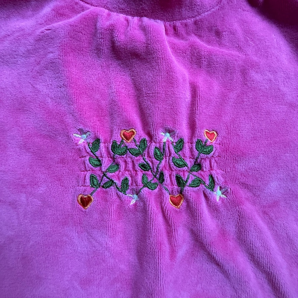 Hanna Andersson Velour Turtleneck Tunic Sz 5 - Picture 2 of 6